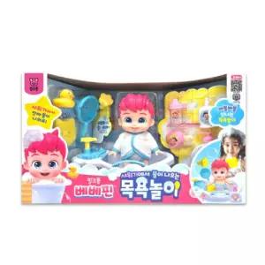 베베핀 목욕놀이 핑크퐁 목욕장난감 샤워놀이 여아장난감 베이비 인형 아기인형