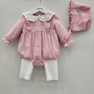 [모다아울렛][아가방]웬디바디수트상하(모자)(PINK)_01S527954_GN