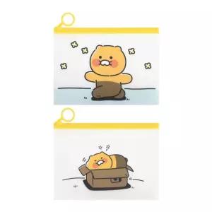 카카오PVC파우치 카카오 춘식이 PVC 파우치 5P 여행 다용도 보관 가방