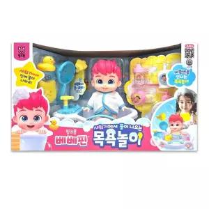 핑크퐁 베베핀 샤워기에서 물이 나오는 목욕놀이