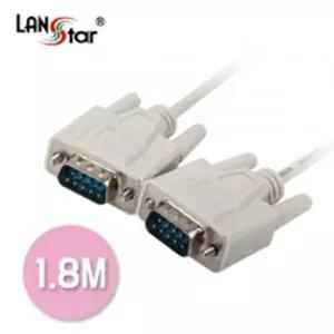 랜스타 LS-SER-9MM-1.8M 시리얼케이블 DB9P M/M Direct 1.8M