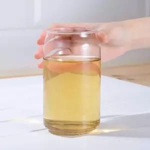 473ml 홈카페 유리컵 아메리카노 비어캔 캔모양 유리잔 카페컵