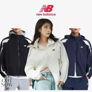 [아웃도어스/뉴발란스]뉴발란스 UNI 플라잉 배색 웜업 자켓 아이유 바람막이