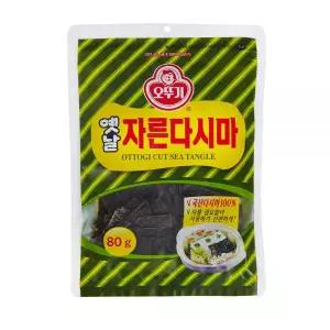 오뚜기 옛날 자른 다시마 홈쿡 육수 한식 요리재료 80g
