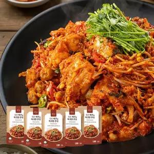 이경애 명장 마산식 아귀찜 한상 5팩 아구찜 밀키트 국내산아귀100%