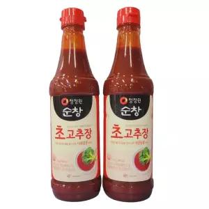 청정원 순창 초고추장 1kg X 2개 총2kg / 라임과 올리고당을 넣어 새콤달콤하게