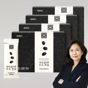 [헤밀레]김소형 원장 국산 서리태 가루 속청 검은콩 두유 분말 무가당 14포 4박스
