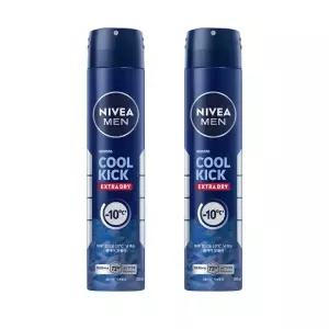 니베아 맨 데오드란트 스프레이 쿨 킥 200ml 2개