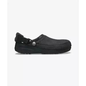 CROCS 클래식 크래프티드 비건 스웨이드 클로그 - 블랙 / 211930-001208437