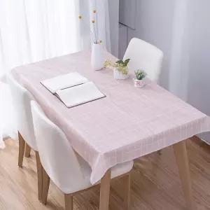 식탁보 체크테이블보 방수 PEVA 사각 137×137cm 주방 홈카페 캠핑 피크닉 3색상