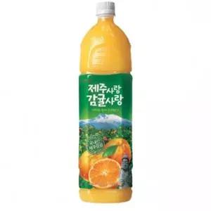 빠른 배송 음료 음료수 제주감귤1.5X12PET 롯데칠성 주스 오렌지주스 서치D2