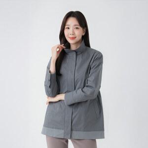 PAT 배색 사파리 힙기장 점퍼_MI61301