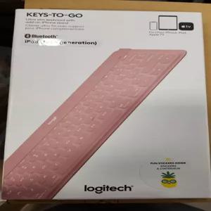 Logitech KeystoGo Ultra Slim Pink Keyboard Open Box
