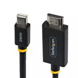 StarTech 6피트 액티브 미니 DP to HDMI 2.0 케이블 4K 60Hz 6F-MDP-HDMI2-4K60 1.8m 비디오 컨버터 HBR3