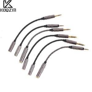 오디오 케이블 2.5 수-4.4 암 밸런스드 실버 도금 코드 2.5mm/4.4mm-3.5mm 어댑터 MP3 음악 플레이어 용