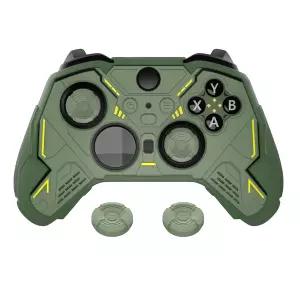 PlayVital 스텔라 메카 실리콘 커버 스킨 Xbox Elite 시리즈 2 및 2용 엄지 그립과 스티커가 포함된 논슬립