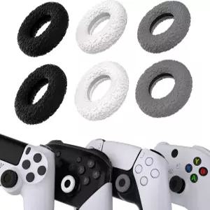 PS5용 PlayVital 6팩 미끄럼 방지 엄지손가락 링 Xbox Series X/S용 One/Elite 2 Core용 Switch Pro용