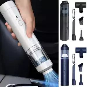 휴대용 무선 차량용 진공청소기 자동차 디링용 200W 19000Pa 충전식 코드 가방 부착