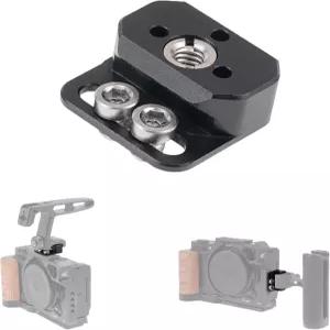 Fotga Universal 1/4 -20에서 NATO 레일 어댑터 플레이트로 변환 카메라 케이지 측면 상단 손잡이 그립용