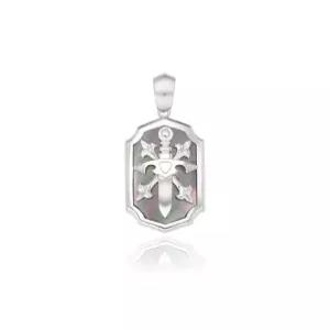 미니골드 김천점 SILVER 스워드 루프 흑자개 펜던트 PAAM1008 MNM07098