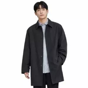 남성 출근용 정장형 트렌치 맥시 코트 ON-CTW-QWFFXU39