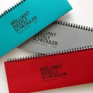 위클리 paperian 플래너 만년형 스케줄러 다이어리 scheduler weekly planner Brilliant