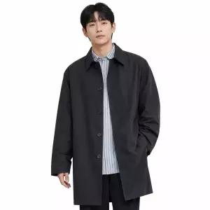 남성 출근용 정장형 트렌치 맥시 코트 ON-CTW-QWFFXU39