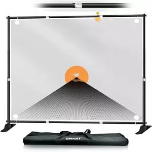 EMART 배경 스탠드 배너 944 x 944인치 240 240cm 사진 망원경형 가로 및 세로 조절 가능 합금 소재 견고한