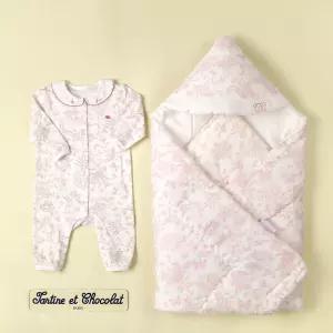 타티네 쇼콜라 출산선물세트트왈드우주복+겉싸개TNPRNG531P 119354