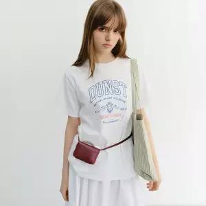 [던스트]UNISEX CUPID ARCH LOGO T-SHIRT OFF WHITEUDTS6B129OW