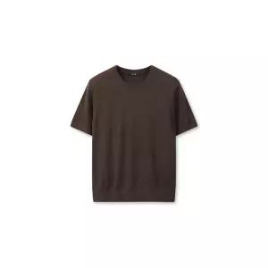 탑텐 여성 프리미엄 화인메리노 크루넥 반팔_MSG3ER2200