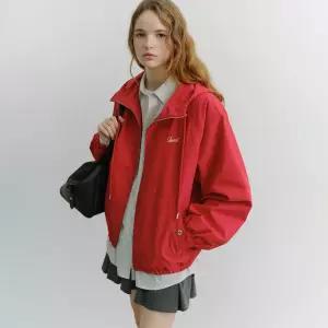 [던스트] UNISEX LOGO WINDBREAKER REDUDJU6A113R2