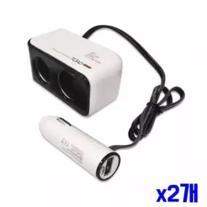 차량용 USB 2구 소켓 x2개 차량용소켓 시거잭 시가잭