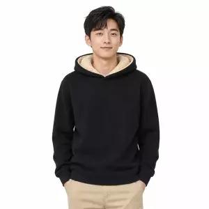 리미드 남성 양털기모 베이직 긴팔 후드티셔츠 ON-TSK-QWE36928
