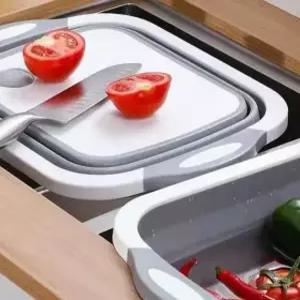 미니 캠핑도마 접이식 일체형 싱크볼 설거지통 일체형 설거지통 취사