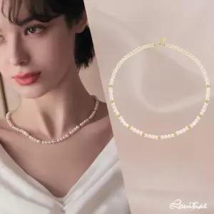 [루이띠에]루이띠에 18K 5mm 리얼진주 샤인볼 목걸이.