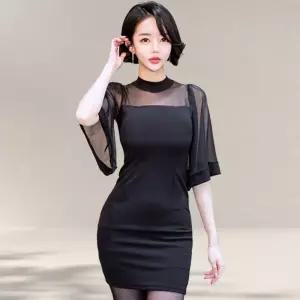 여성 하객 원피스 여름 쉬폰 정장 미니 스커트 치마 하객원피스 쉬폰원피스 휴