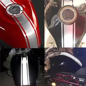 [무료배송]스트라이프 바이크 데칼 스티커 오토바이 헬멧 자전거 라인 카울 포인트 튜닝