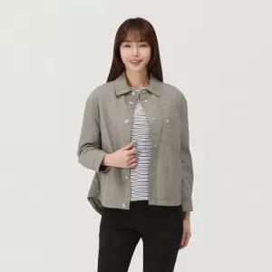PAT 배색 퀄팅 안감 셔츠_QK21201