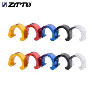 ZTTO 10Pcs 자전거 브레이크 케이블 시프터 라인 버클 튜브 케이블 C-클립 MTB 도로 자전거 프레임 케이블