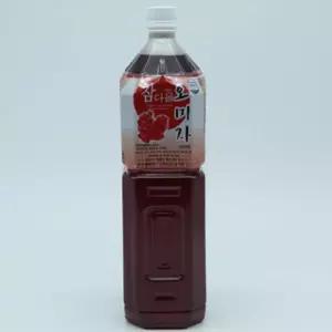 음료베이스 참다음 오미자원액 1.5L식자재 식료품 가공식품 즙 에이드 카페 디저트 브런치 칵테일 오미자차