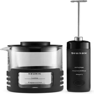 Keurig SimpleCafe 거품기 라떼 카푸치노 스커피용 충전식 휴대용 우유 USB 코드 포함 전자레인지 사용