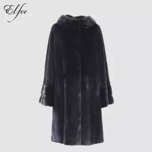 엘페 풀스킨 휘메일 밍크 후드 롱코트(E8W3EC14)