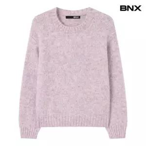 BNX 데일리 무지 라운드넥 긴팔 니트 (BX4KP004L0)
