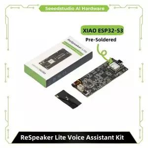ReSpeaker Lite 음성 어시스턴트 키트 ESPHome 홈 2 마이크 어레이 XIAO ESP32S3 사전 납땜됨 모노형