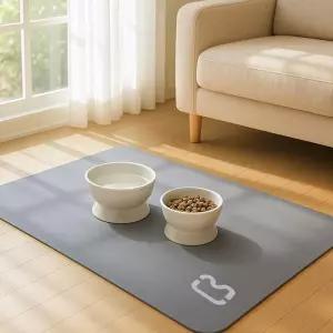 규조토 강아지 식기매트 반려동물 gr4ED5E 식탁매트 90x60cm
