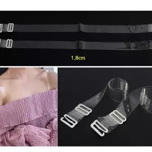 투명한 브래지어 끈 2P X5개 브라 어깨끈 1.8cm gr30E1F 브라끈 속옷교체끈