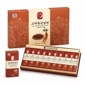 [보리보리/땡큐온]한삼수 고려홍삼 절편골드 20g x10개 쇼핑백 선물세트