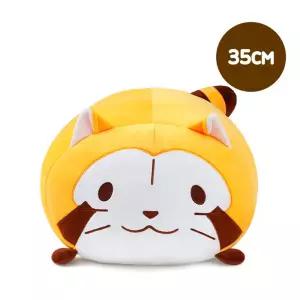 쁘띠 라스칼 모찌 쿠션 소 35cm 애착인형 선물 봉제 사각 등쿠션 학생 사무실 낮잠 캐릭터 인테리어 원룸인