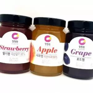 (올핀)청정원 잼 1개 - 딸기잼 사과잼 포도잼 토스트 식빵용
